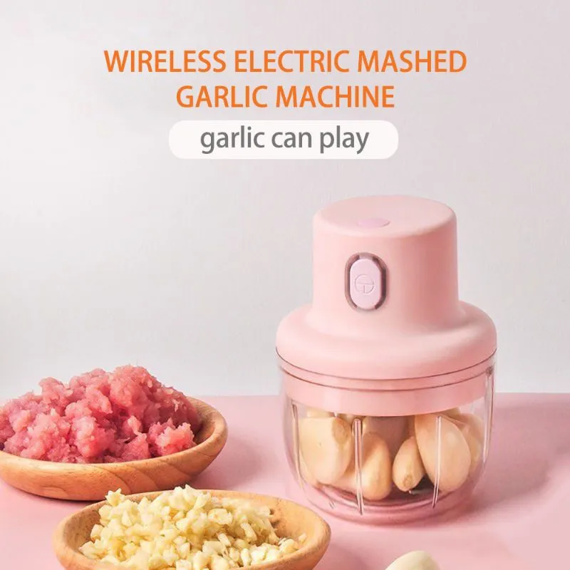 Mini Electric Food Chopper — USB Rechargeable 250ml Compact Grinder & Masher