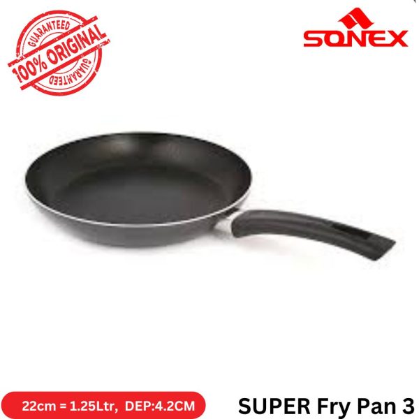 Sonex Premium Non-Stick Frying Pan – Multiple Sizes (18cm–30cm) | Easy-Clean, Durable, Even Heating Fry Pan for Everyday Cooking