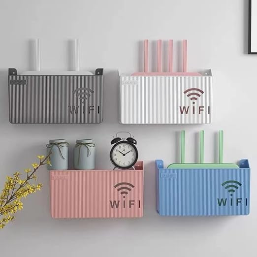 ABS plastic cable organizer for routers.