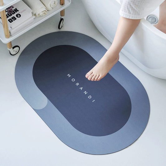 Super Absorbent Quick-Dry Bath Mat – Anti-Slip Soft Touch Bathroom Rug (Color May Vary)